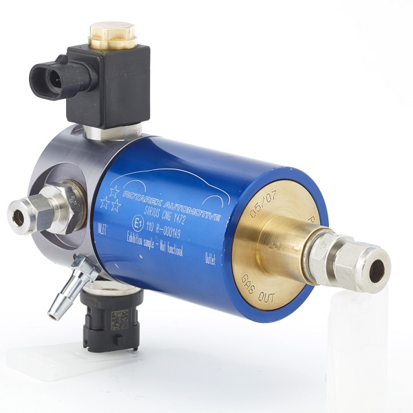 CNG Pressure regulator, unheated with solenoid shut off valve, filter and pressure sensor - SIRIUS evo